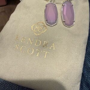 Kendra Scott Lavender Drop Earrings